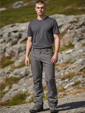 Dare2B Gray Canvas Outdoor Hiking Work Pants Men's size 32